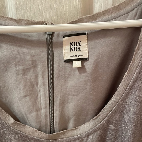 Noa Noa West End Wool Dress in Mist Melange - Picture 3 of 9